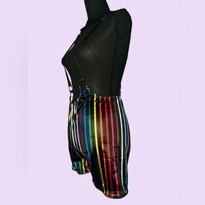 CLUB EXX / DOLLS KILL Pride Harness Shorts